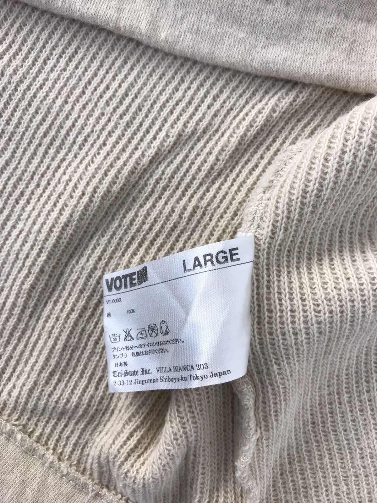 Japanese Brand Vote Fvck U New Clothes Raglan 3 Quater Printed Tee Size US XL / EU 56 / 4 - 8 Thumbnail