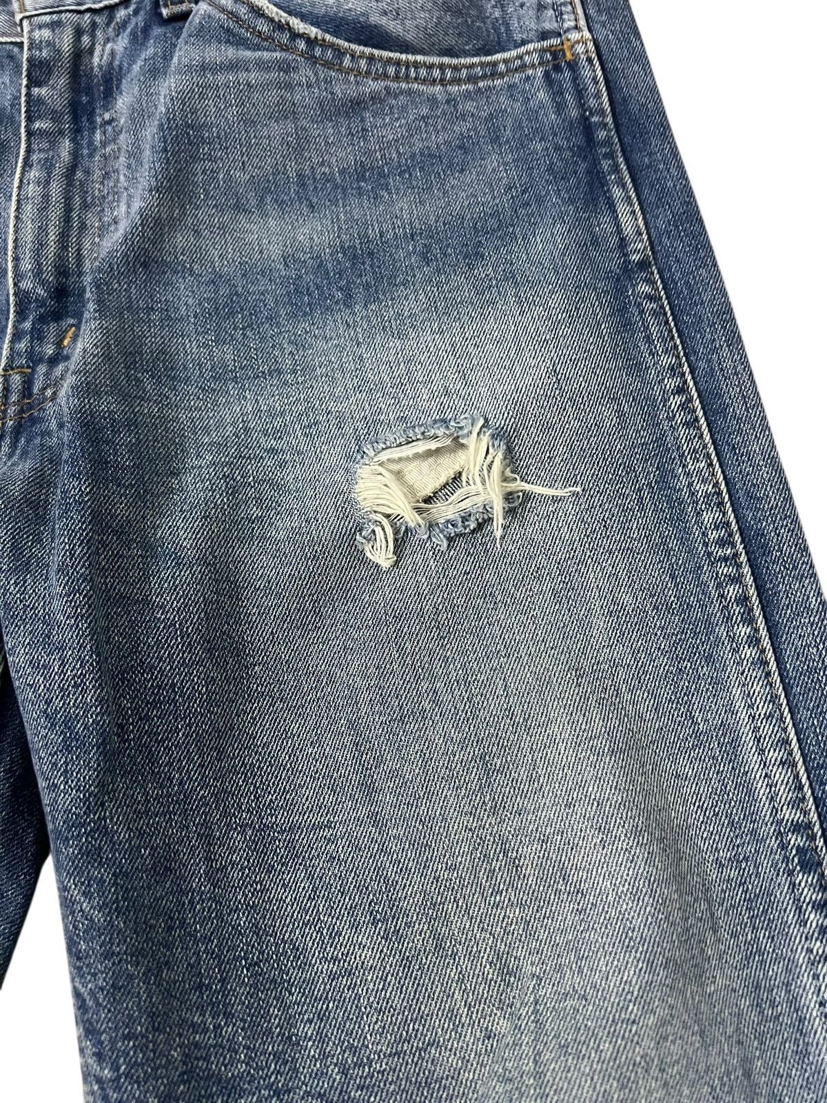 Levi's Vintage Levi’s 606 Big E Orange Tab Distress Jean Talon# Size US 34 / EU 50 - 7 Thumbnail