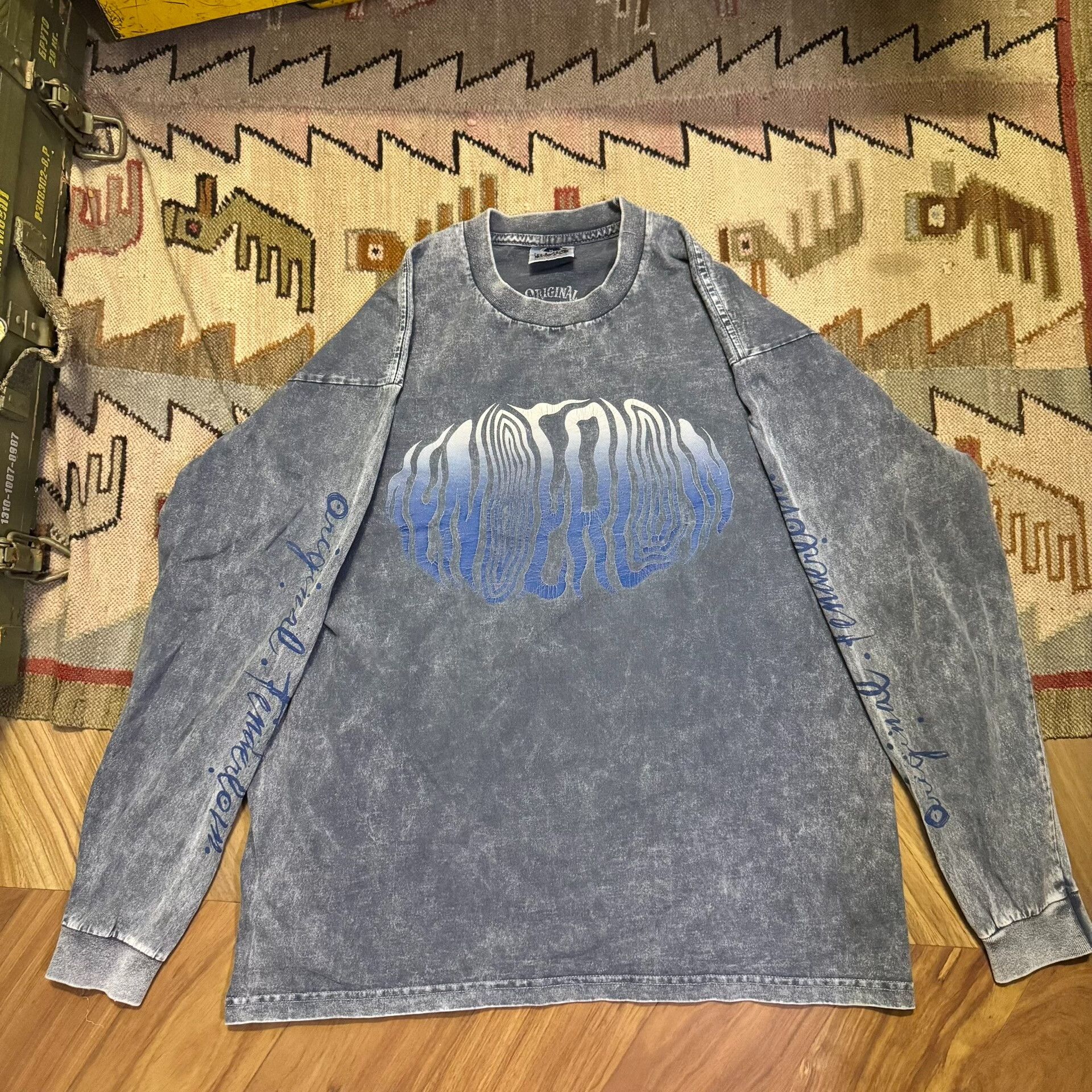 Tenderloin Tenderloin Acid Washed Long Sleeve Sweatshirt Size US M / EU 48-50 / 2 - 1 Thumbnail