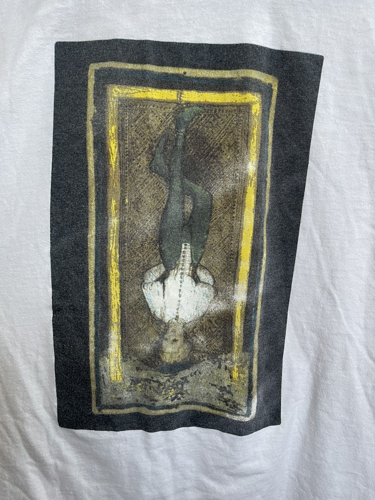 Other Make Food Not War Vintage USA Long Sleeve T-Shirt Tee 90s Size US L / EU 52-54 / 3 - 5 Thumbnail