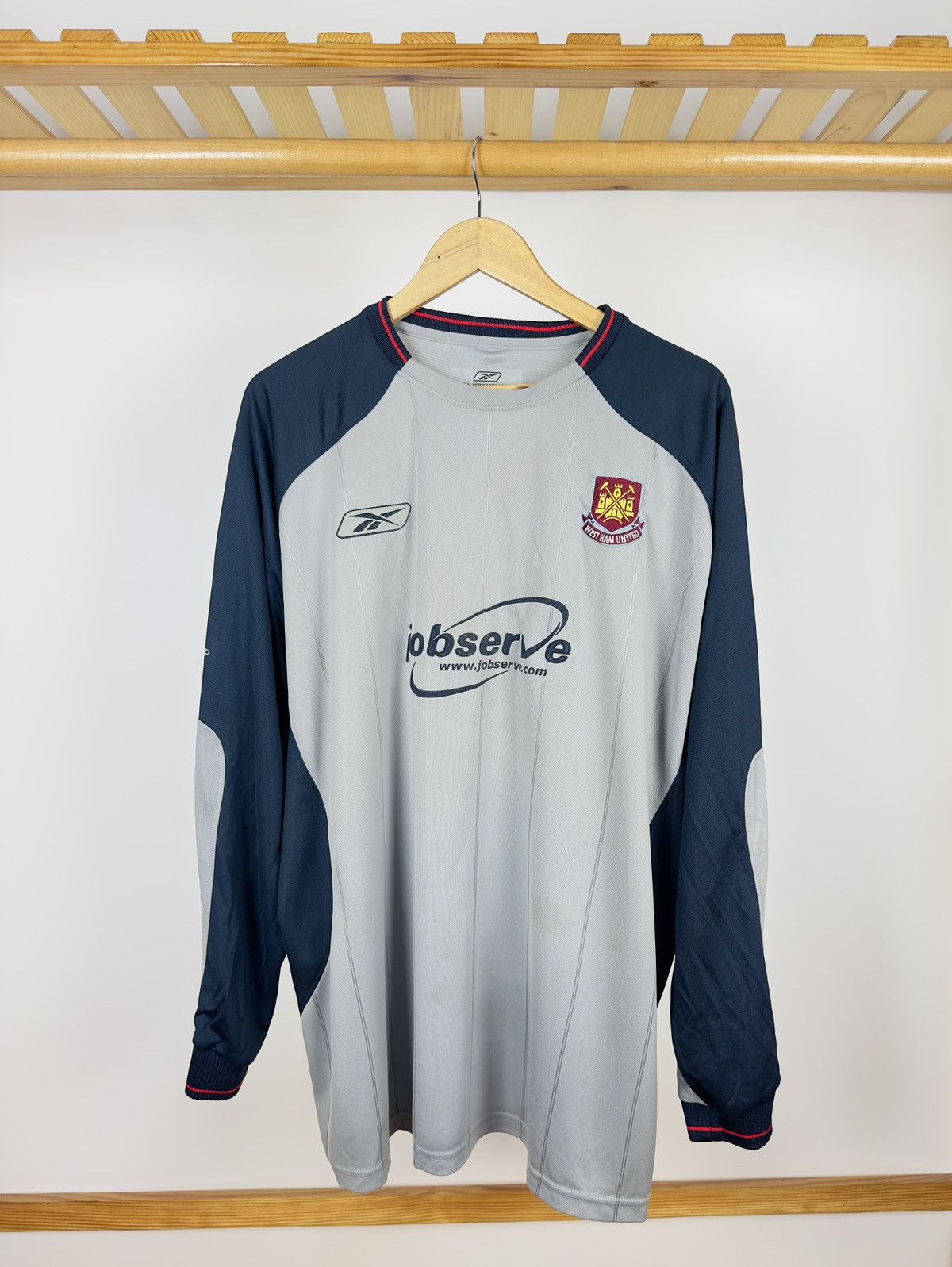 Reebok Vintage Reebok West Ham United 2003-04 Soccer Jersey Shirt Size US XL / EU 56 / 4 - 1 Thumbnail