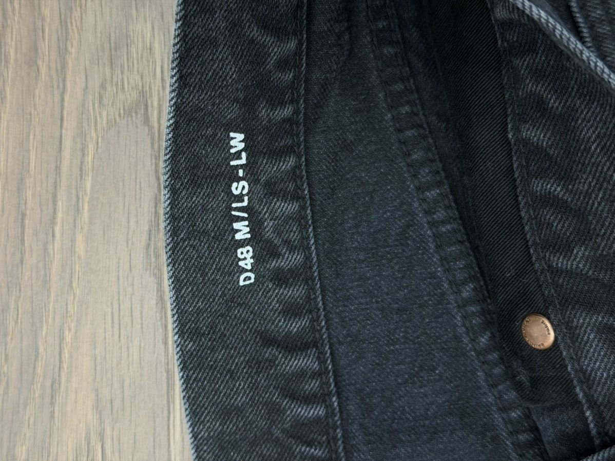 Saint Laurent Paris SAINT LAURENT Paris Straight-Leg Black Denim Jeans (Size 31) Size US 33 - 3 Thumbnail