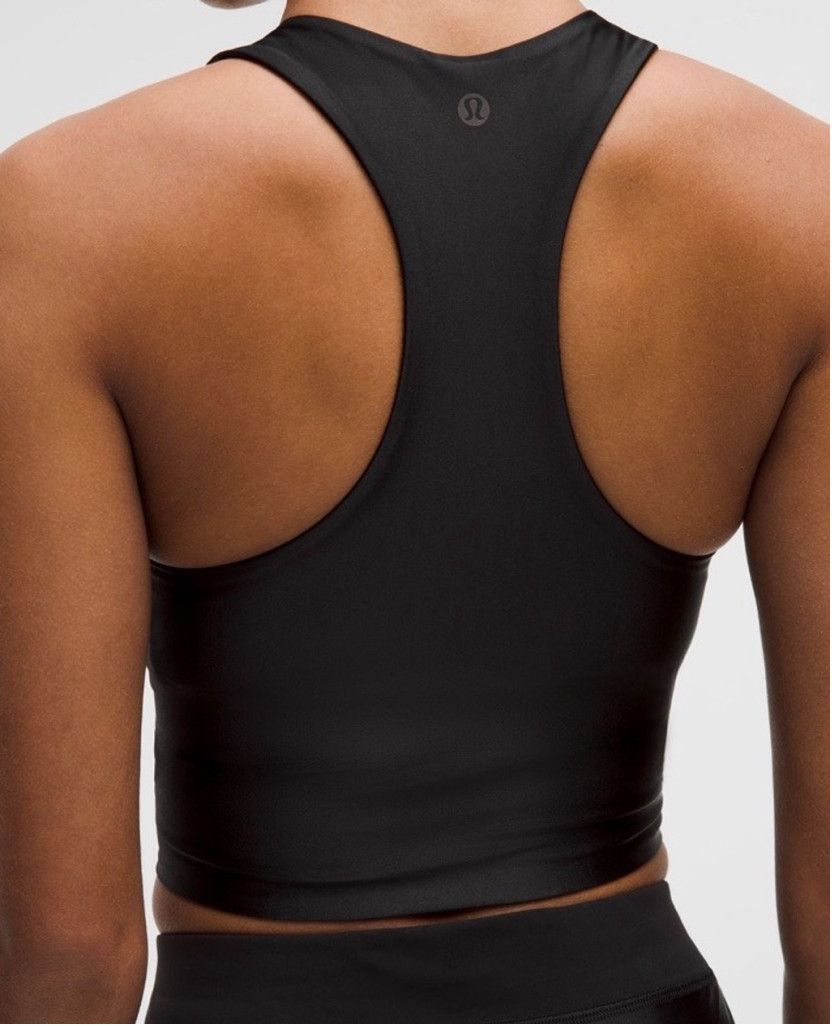 Lululemon LULULEMON SATIN SHINE TANK TOP B/C CUP WORDMARK BLACK SIZE 2 Size XS / US 0-2 / IT 36-38 - 8 Thumbnail