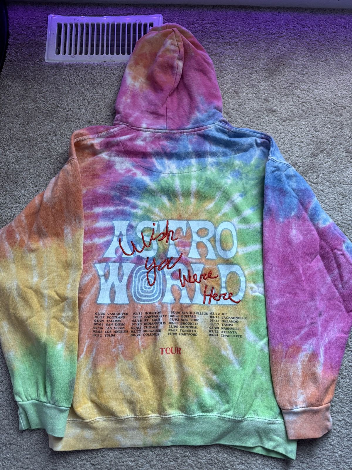 Travis scott bear hoodie hotsell