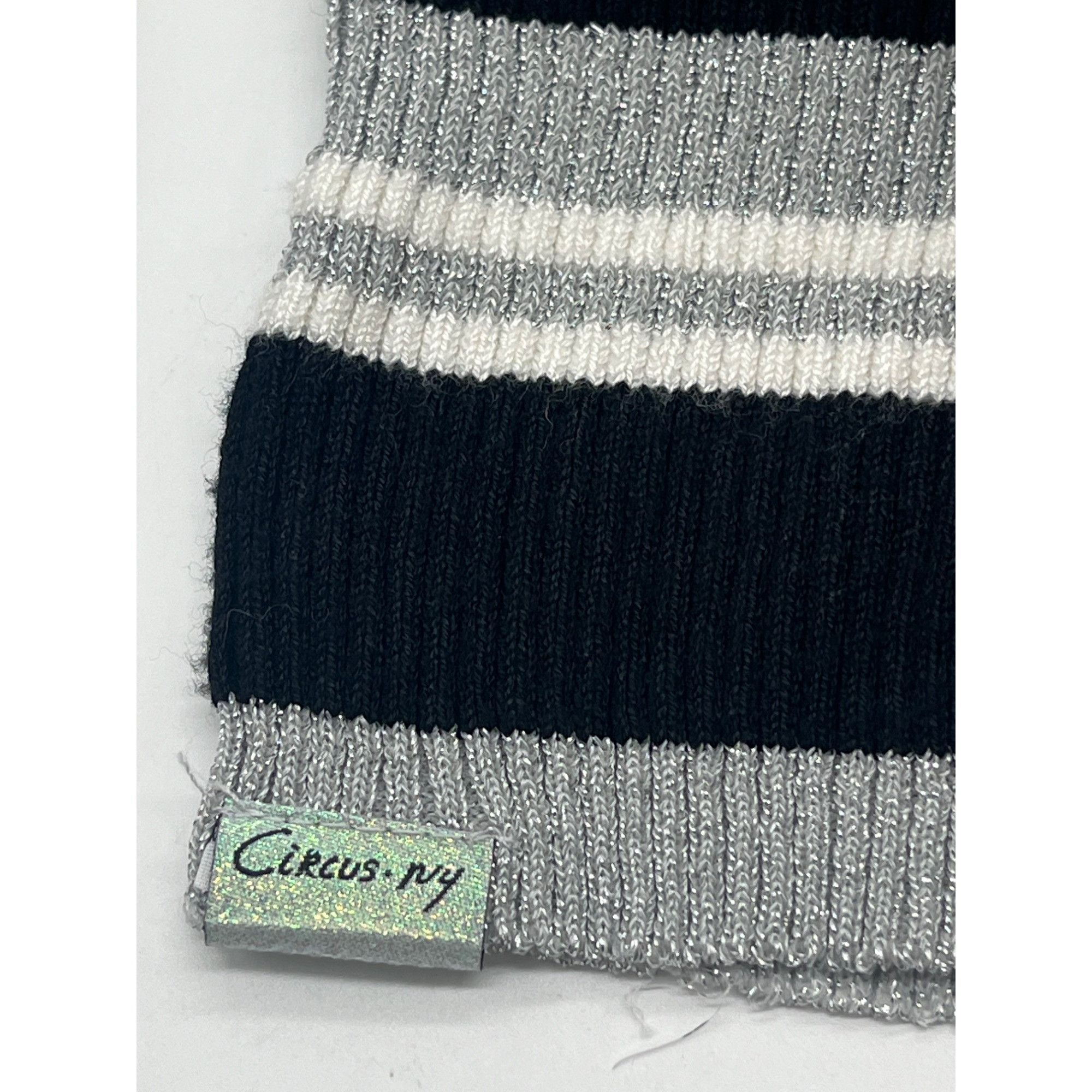 Other Circus NY Women's Colorblock Stripe Rib knit Pullover Sweate Size M / US 6-8 / IT 42-44 - 8 Thumbnail