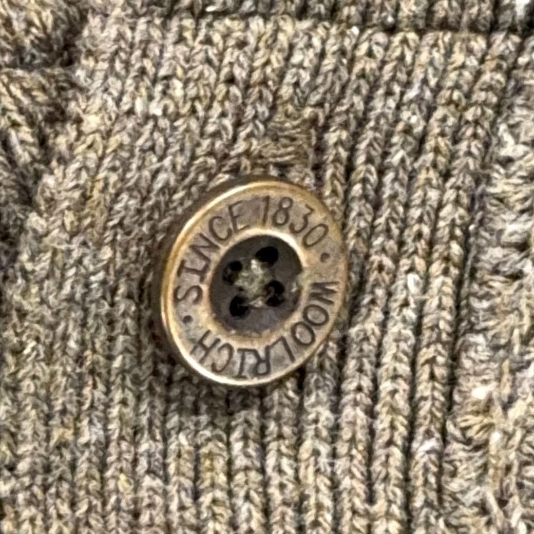 Vintage VINTAGE Woolrich Sweater Mens L Brown Adult Henley Cotton Acrylic Outdoor USA 90s Size US L / EU 52-54 / 3 - 5 Thumbnail