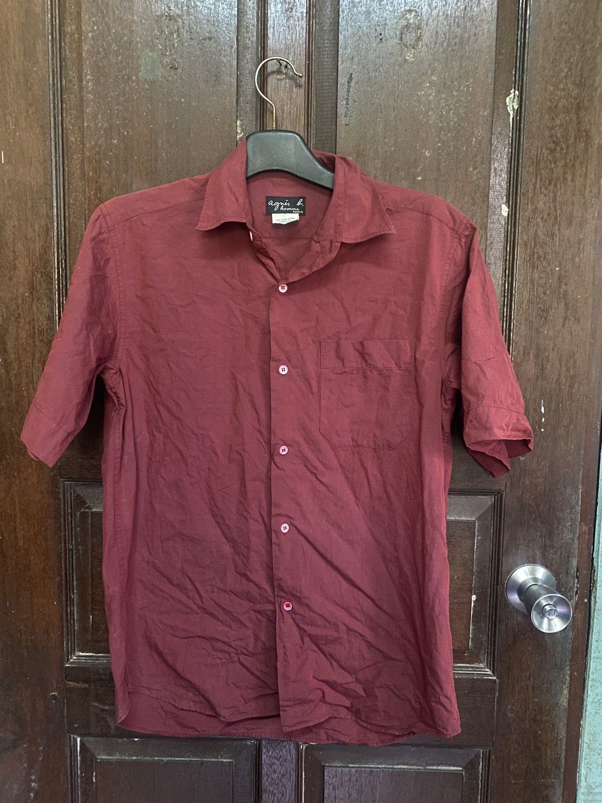 AGNES B. BUTTON UP SHORT SLEEVE CASUAL