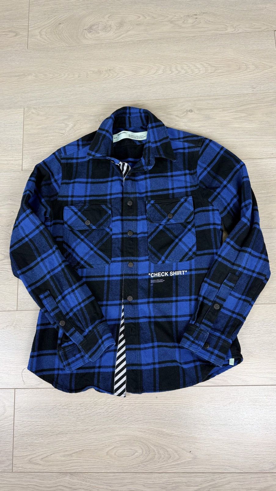 Off-White Off White Flannel Shirt Size US XS / EU 42 / 0 - 3 Thumbnail