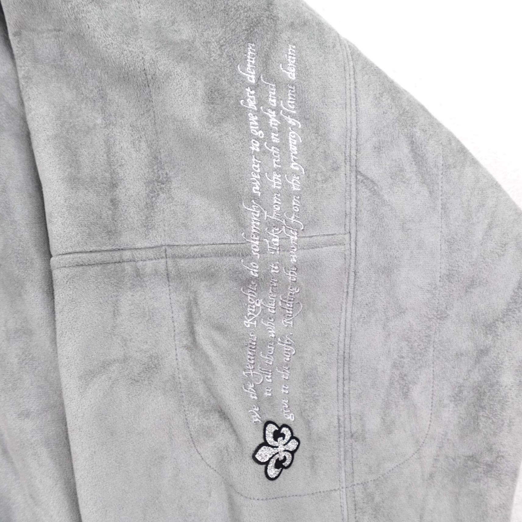 Akademiks Vintage Akademiks Jacket Mens 4XL Gray Faux Suede Bomber Coat Zip Up Hip Hop Y2K Size US XXL / EU 58 / 5 - 4 Thumbnail