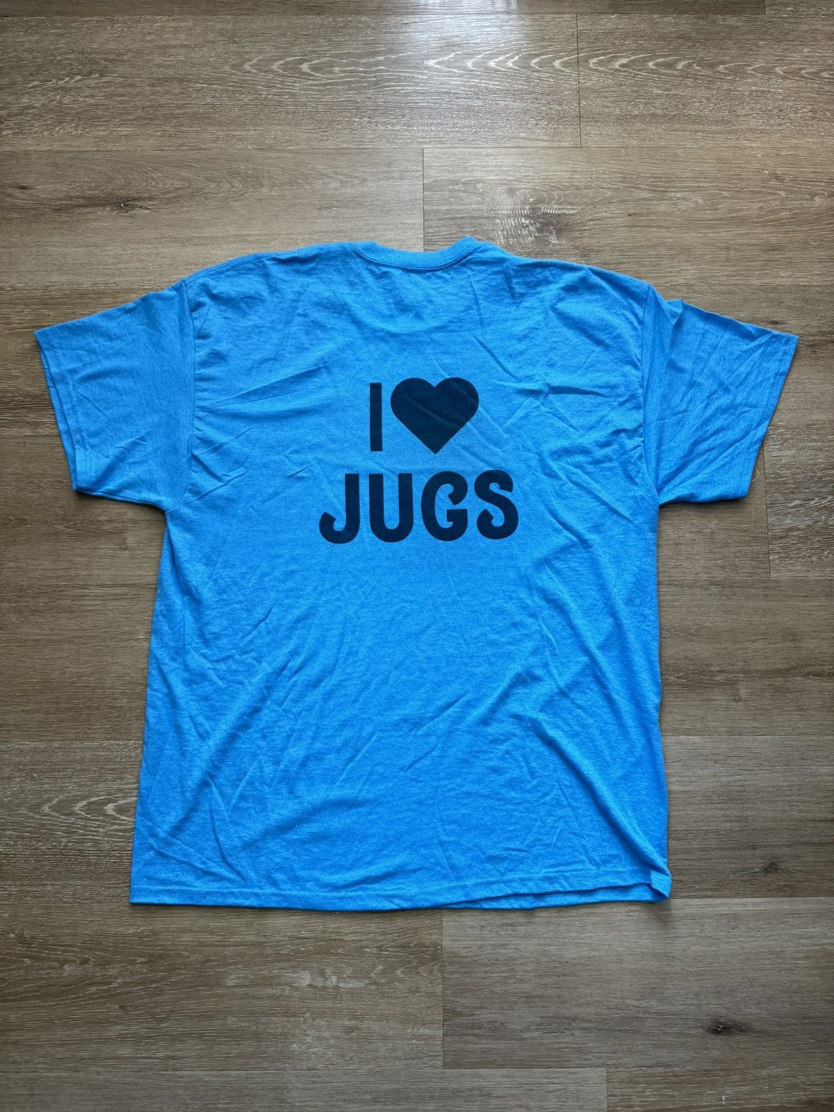 Vintage I♥️JUGS - Back Graphic Comedy Tee XL Size US XL / EU 56 / 4 - 3 Thumbnail