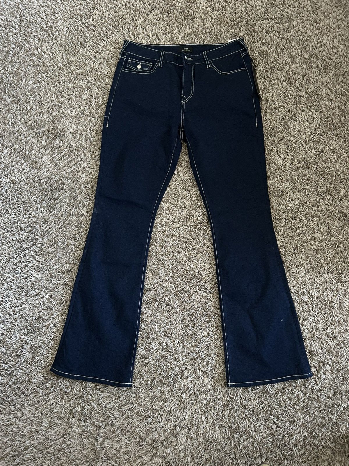 True Religion Women’s Navy blue true religion jeans Size 31" - 1 Thumbnail