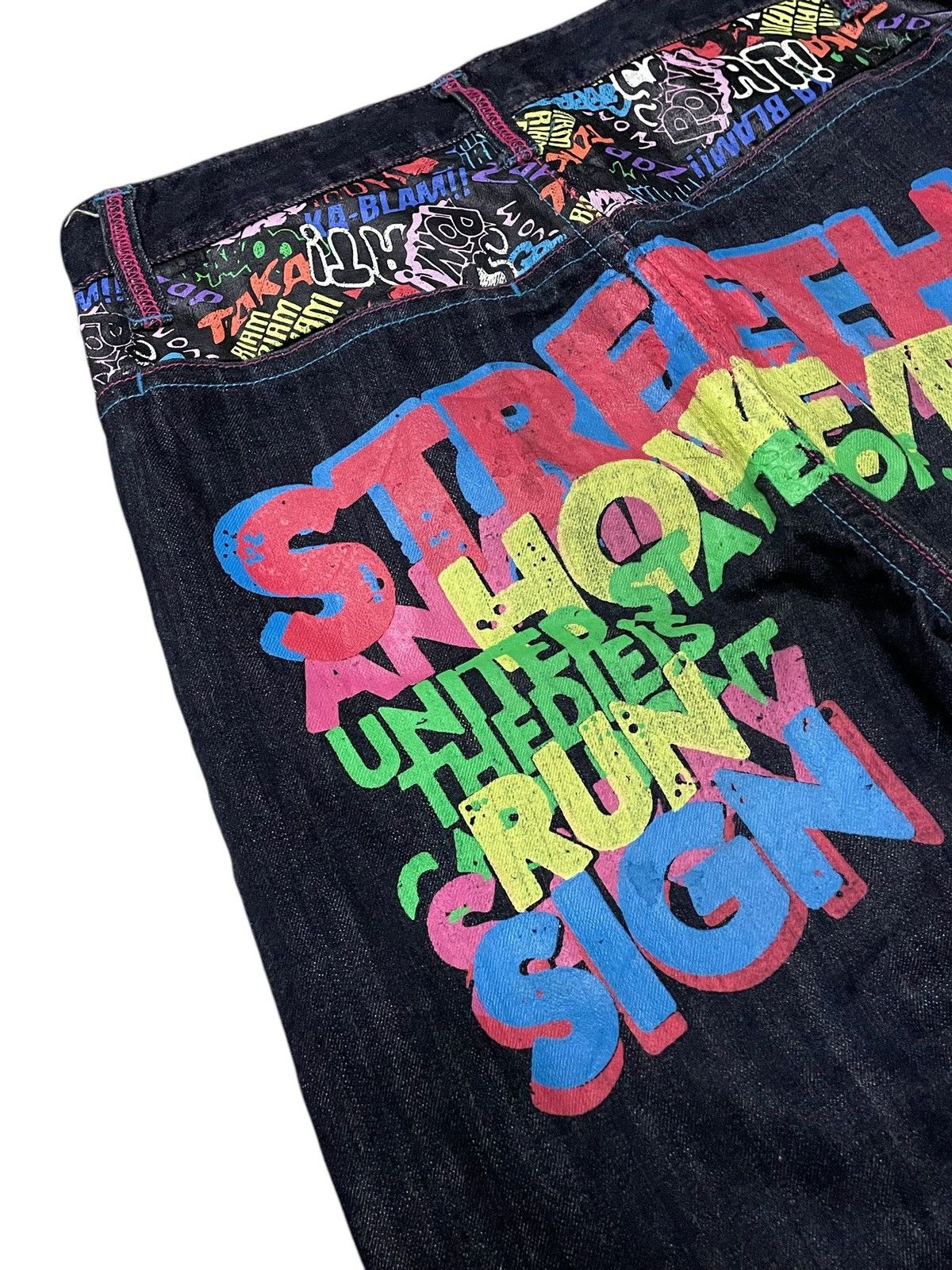 KOJIMA GENES × Red Monkey Clone Devgru Japan Comic Art Evisu Style Loose Jeans Size US 30 / EU 46 - 8 Thumbnail