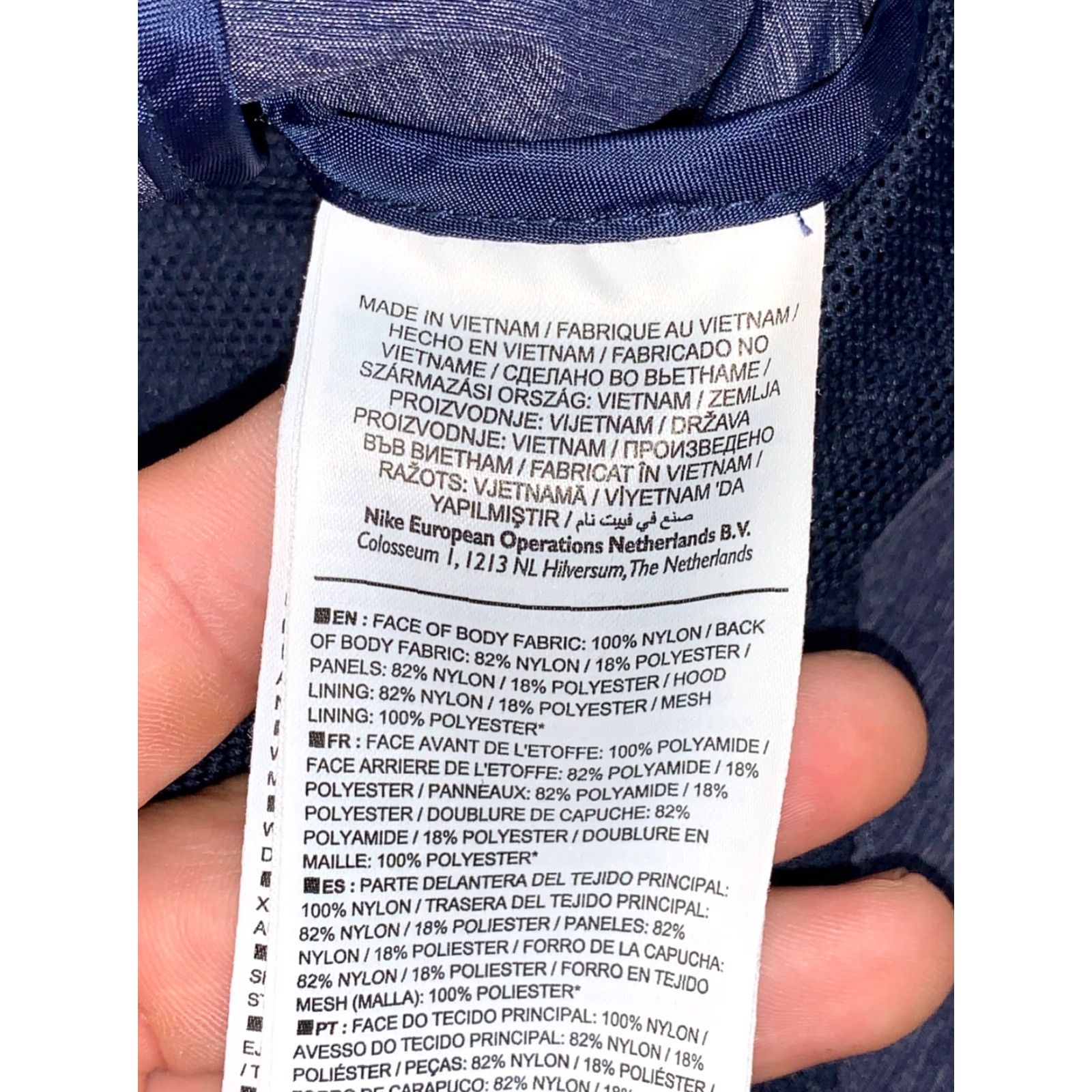 Nike Nike Windbreaker Jacket Hooded XS Full Zip Activewear Blue Men Jacket XS Nike 5491 MENS Windbreaker Size US XS / EU 42 / 0 - 4 Thumbnail