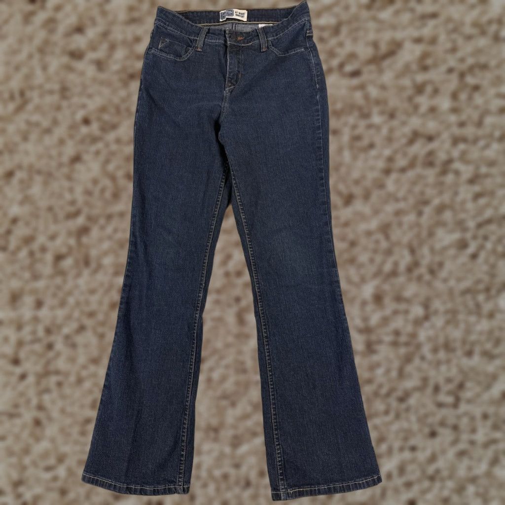 Levi's Levi's Women’s Bootcut Jeans 26x30 Denim Dark Wash Mid Rise 5-Pocket Zipper 2010s Fashion Size 27" / US 4 / IT 40 - 1 Thumbnail