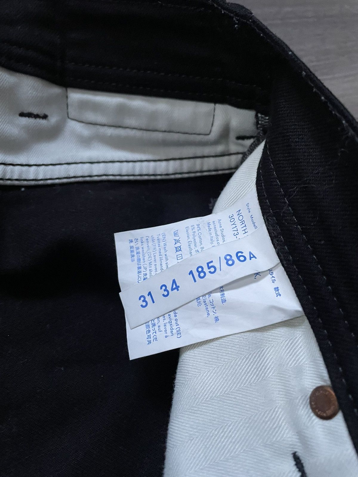 Acne Studios Blå Konst denim Size US 31 - 7 Thumbnail