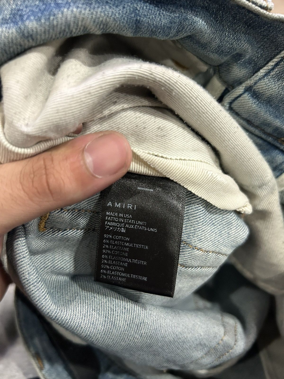 Amiri Amiri Jeans Multi Color Size US 30 / EU 46 - 9 Thumbnail