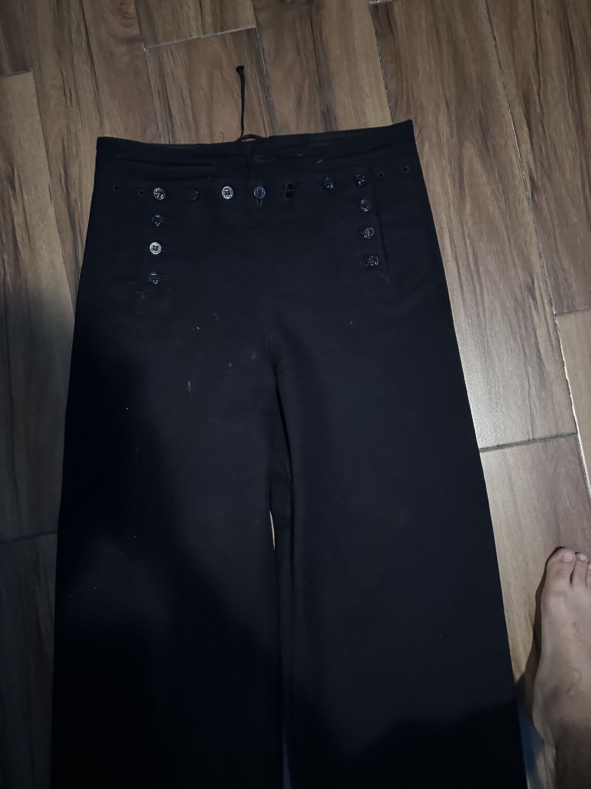 Vintage Vintage Black U.S. Navy Sailor Pants Size US 30 / EU 46 - 2 Thumbnail