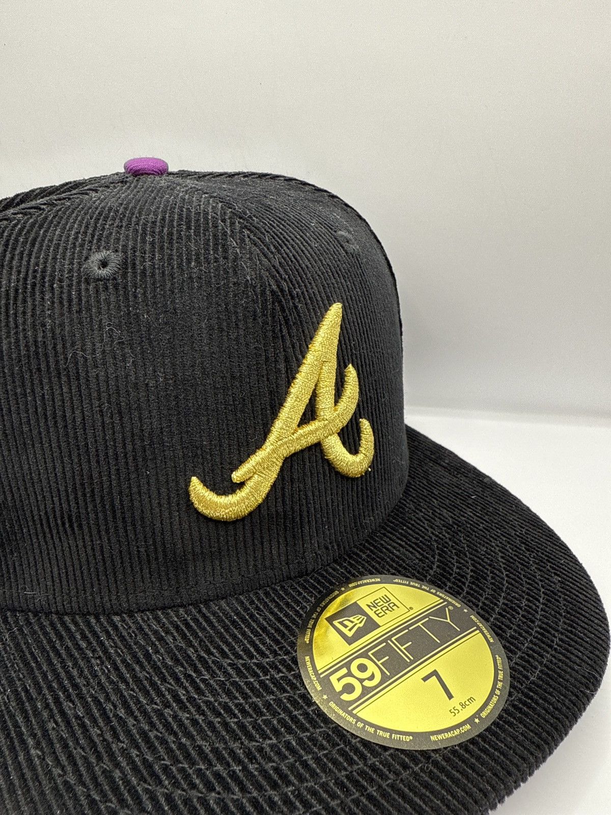 Hat Club Capsule Hats Friends & Family Corduroy Atlanta Braves size 7 Size ONE SIZE - 4 Thumbnail