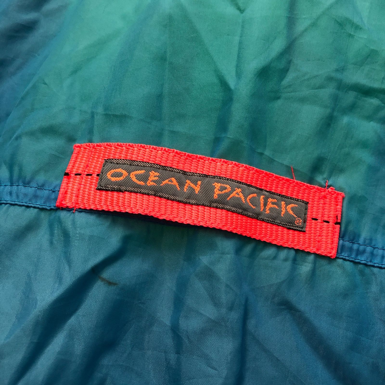 Ocean Pacific Vintage 80s OP Ocean Pacific Windbreaker Jacket Men M Blue Size US M / EU 48-50 / 2 - 4 Thumbnail