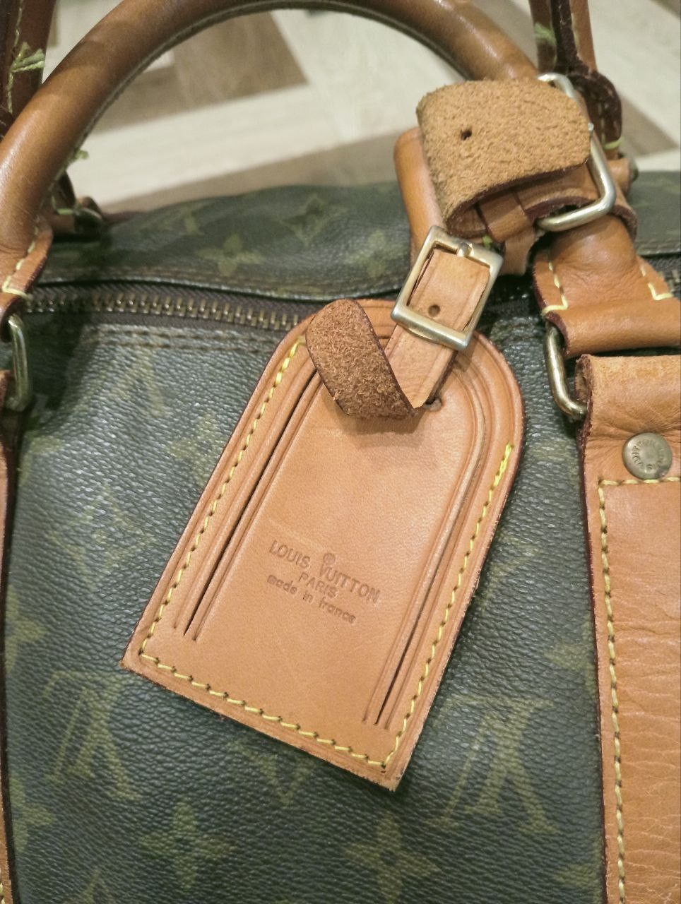 Louis Vuitton VINTAGE LOUIS VUITTON KEEPALL 60 ECLAIR BAG Size ONE SIZE - 6 Thumbnail