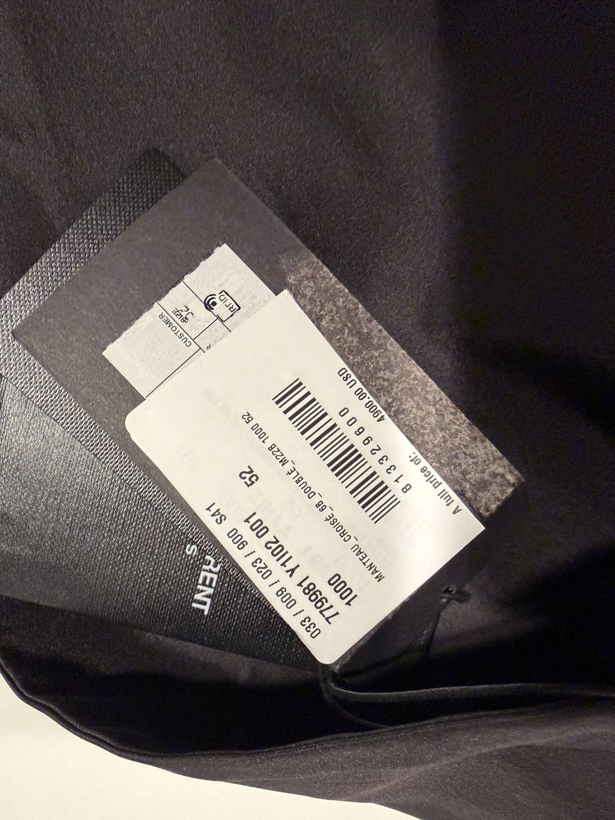 Saint Laurent Paris Saint Laurent men’s 2023 silk coat. 52/42. $4900 Size US L / EU 52-54 / 3 - 7 Thumbnail
