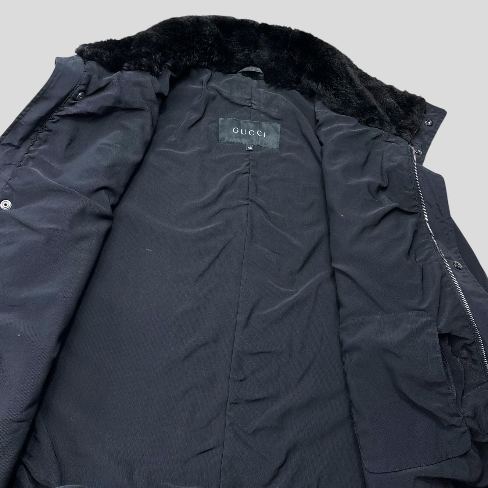 Gucci Gucci by Tom Ford 1999 Ballistic Nylon Shearling Coat - L Size US L / EU 52-54 / 3 - 11 Thumbnail
