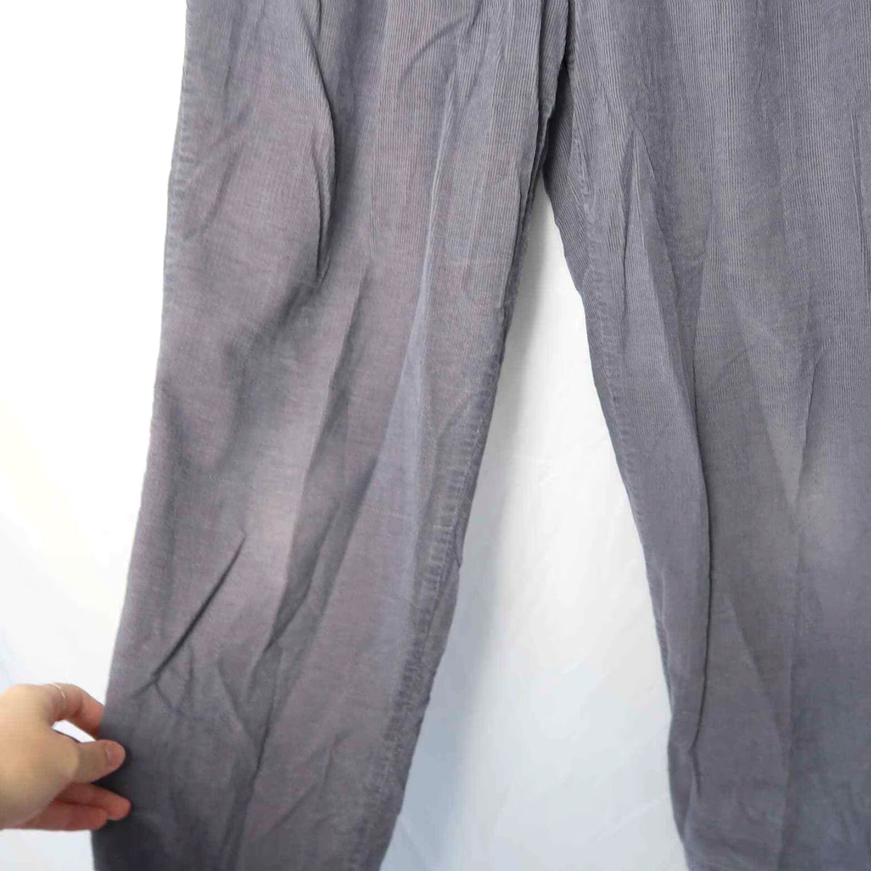Vintage VINTAGE 90s Cabin Creek purple grey corduroy trouser pants 12 Mens Women? Size 34" / US 12 / IT 48 - 3 Thumbnail