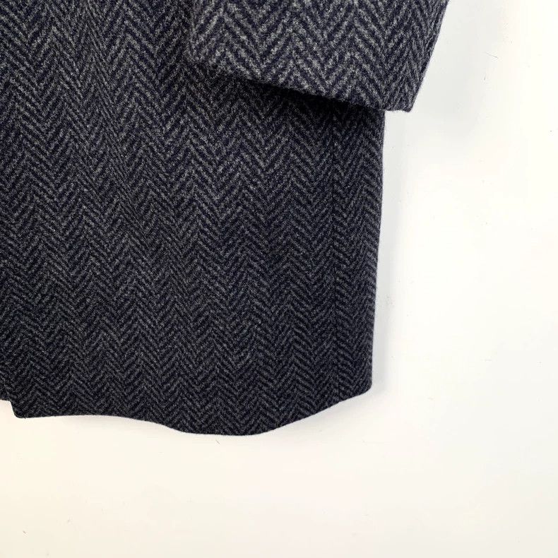 Loro Piana LORO PIANA Black and gray twill cashmere collar single row Size M / US 6-8 / IT 42-44 - 4 Thumbnail
