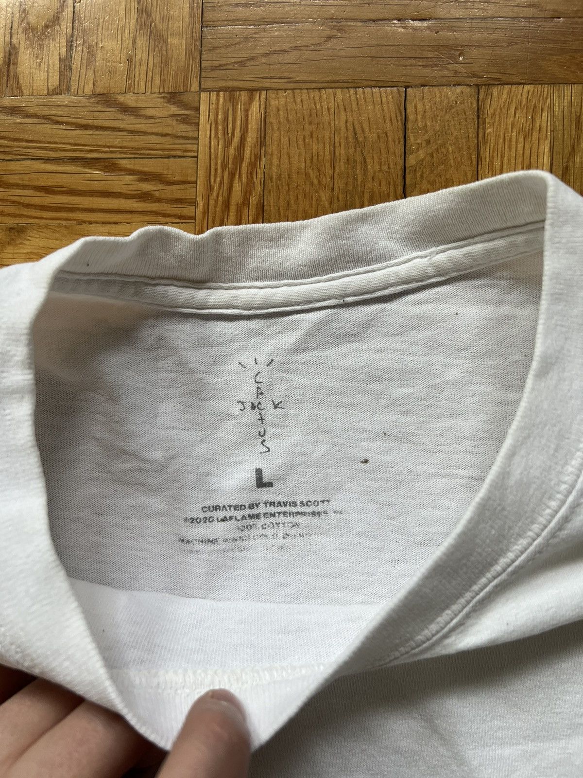 Travis Scott Tshirt Jack Cactus Travis Scott Rap Logo Size US L / EU 52-54 / 3 - 3 Thumbnail