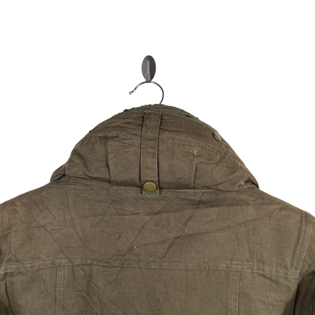 Vintage Cartwo Olive Military Parka Sherpa Lined Hooded Field Jacket Size US S / EU 44-46 / 1 - 10 Thumbnail