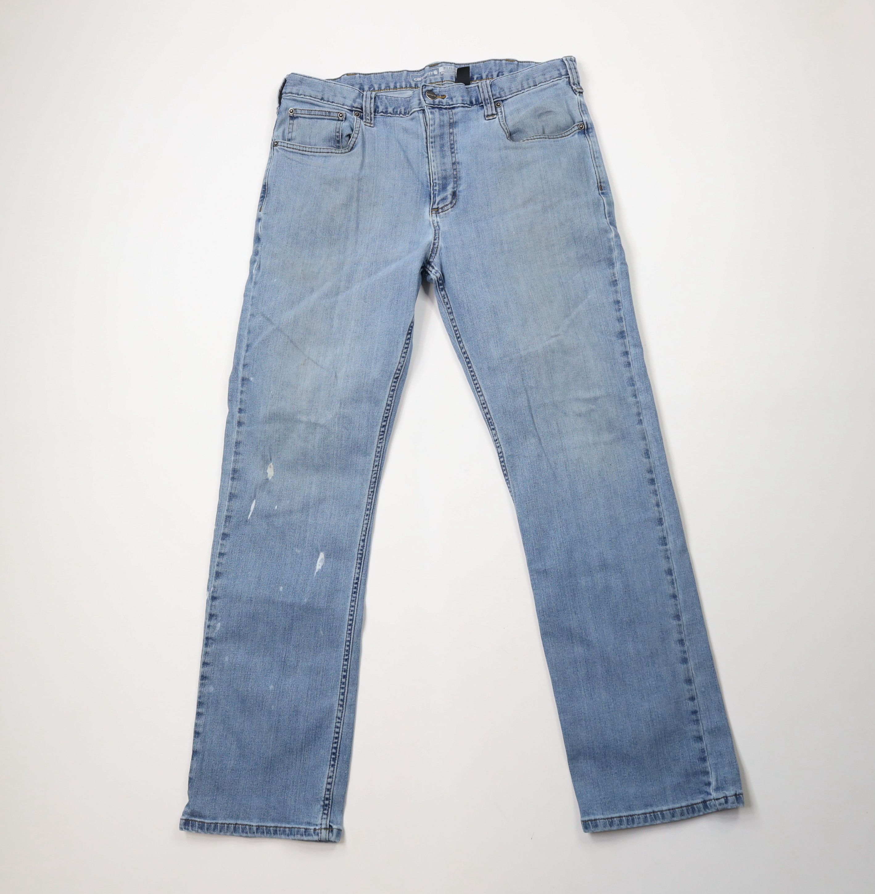 Carhartt × Vintage Vintage Y2K Carhartt Distressed Relaxed Fit Denim Jeans Blue Size US 36 / EU 52 - 1 Thumbnail
