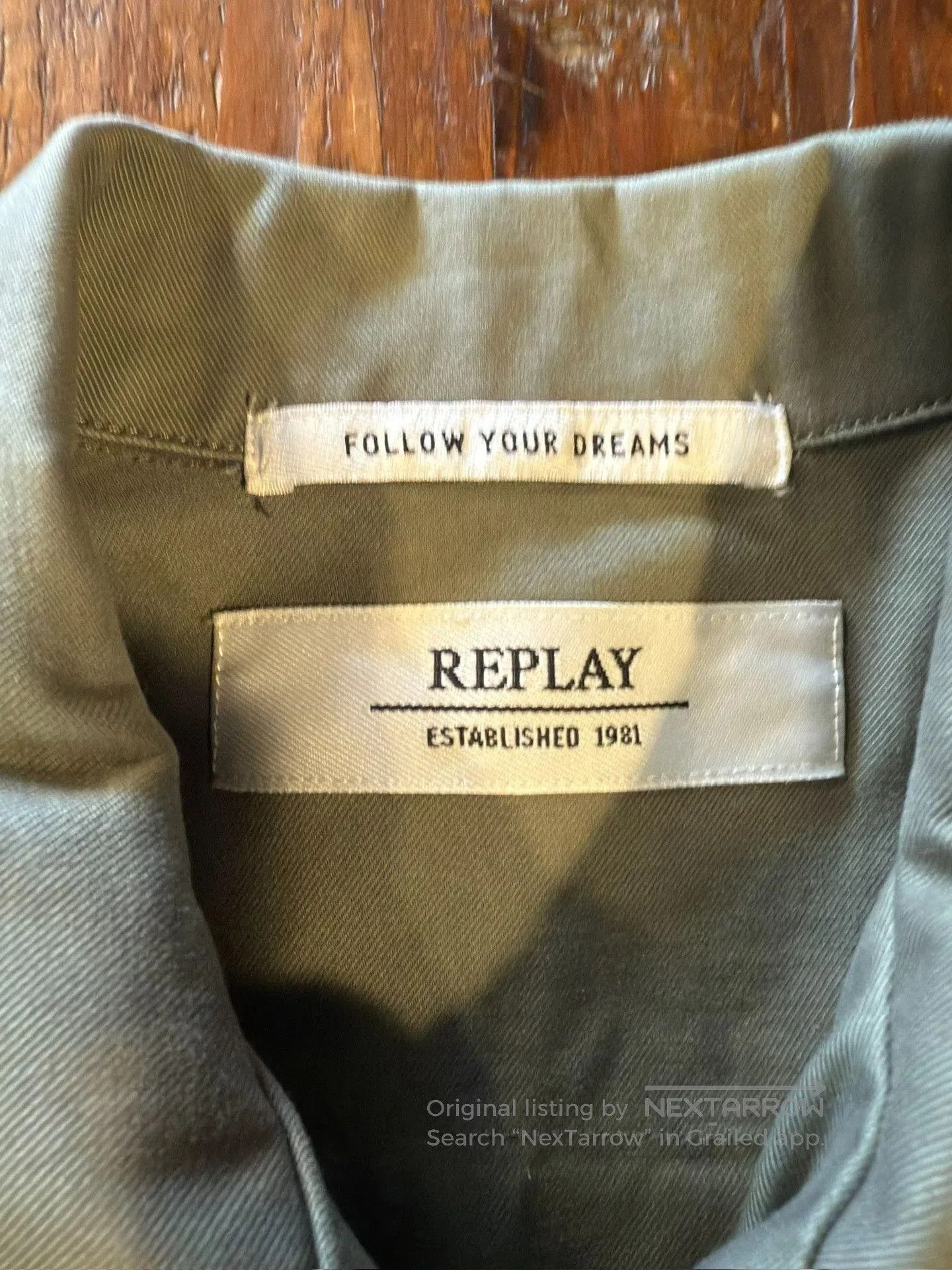 Replay REPLAY Military Green Utility Jacket S. Size US S / EU 44-46 / 1 - 3 Thumbnail