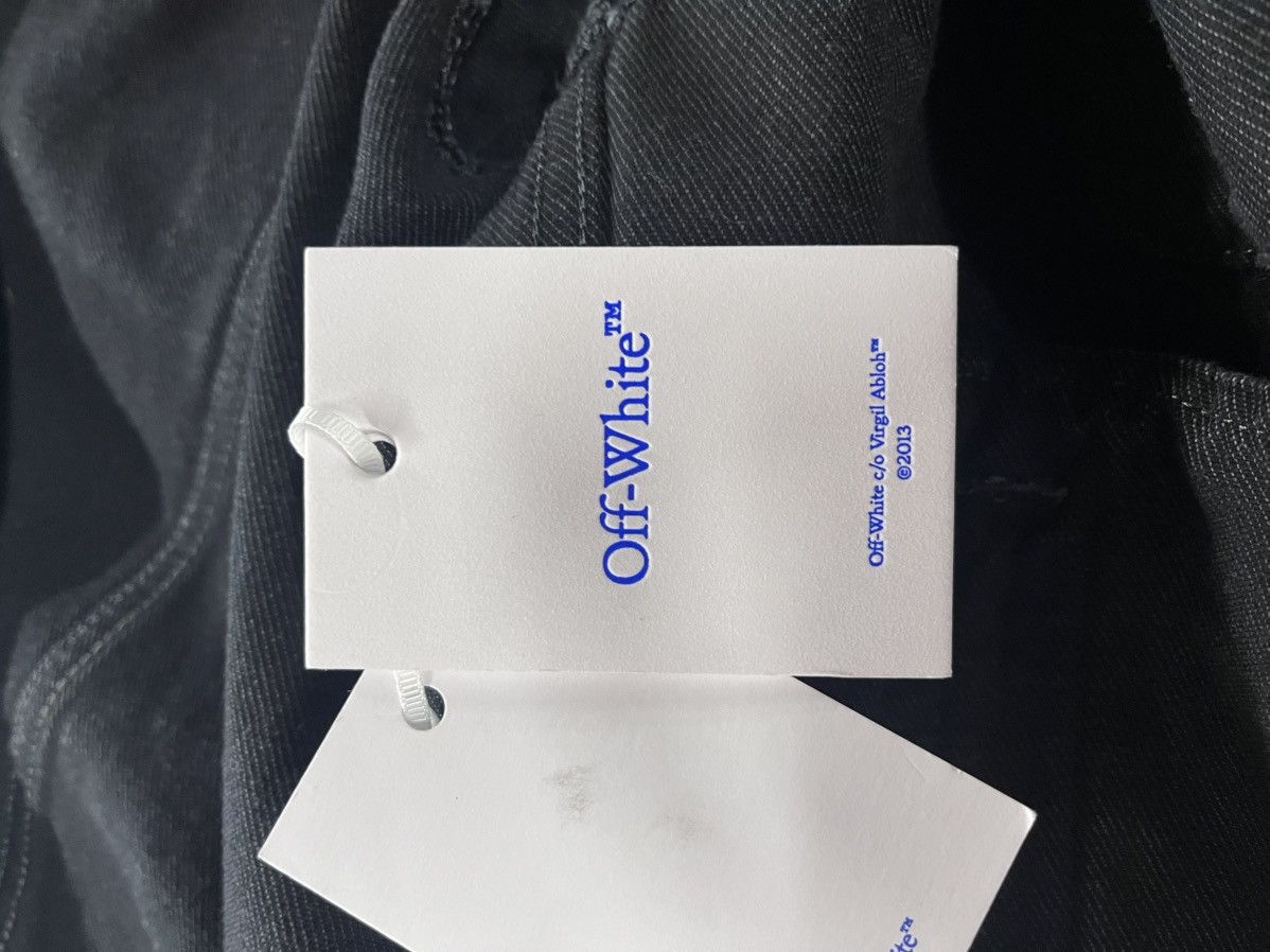 Off-White OFF-WHITE Nature Lovers Denim Jacket Size US XL / EU 56 / 4 - 4 Thumbnail