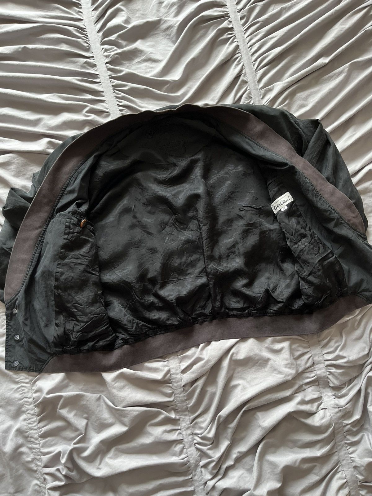 Carlo Colucci Vintage Carlo Colucci Bomber Jacket – Satin Finish Rare 90s Size US L / EU 52-54 / 3 - 10 Thumbnail