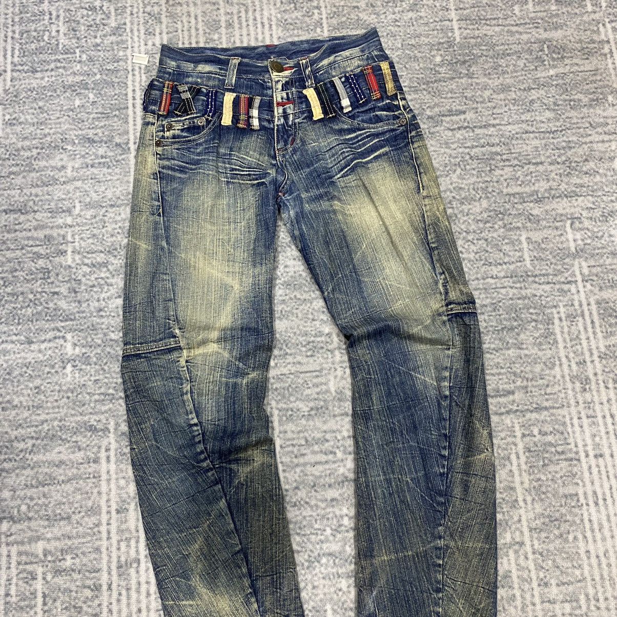 If Six Was Nine Sick☠️ Hysteric Style Double Waist Acid Wash Jeans 80s Size US 30 / EU 46 - 4 Thumbnail