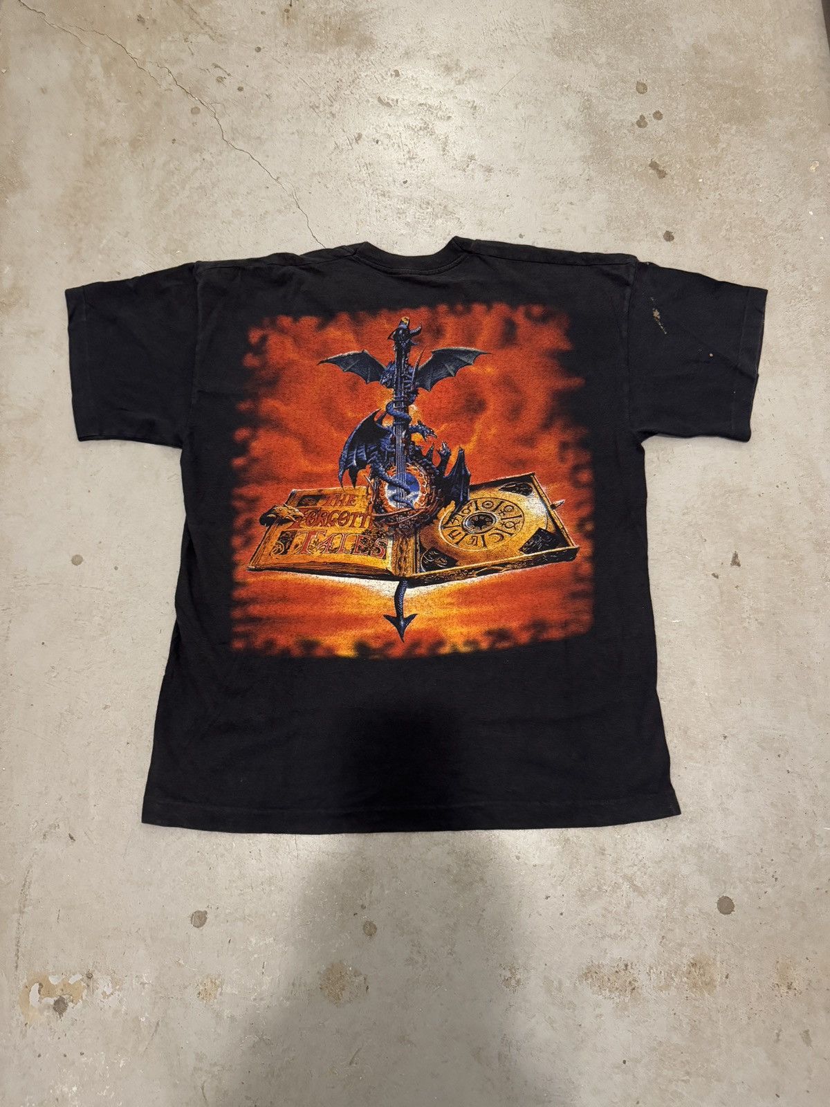 Band Tees × Vintage *RARE* 1998 BLIND GUARDIAN MIRROR BAND TEE METAL FADED 90S Size US XL / EU 56 / 4 - 14 Thumbnail