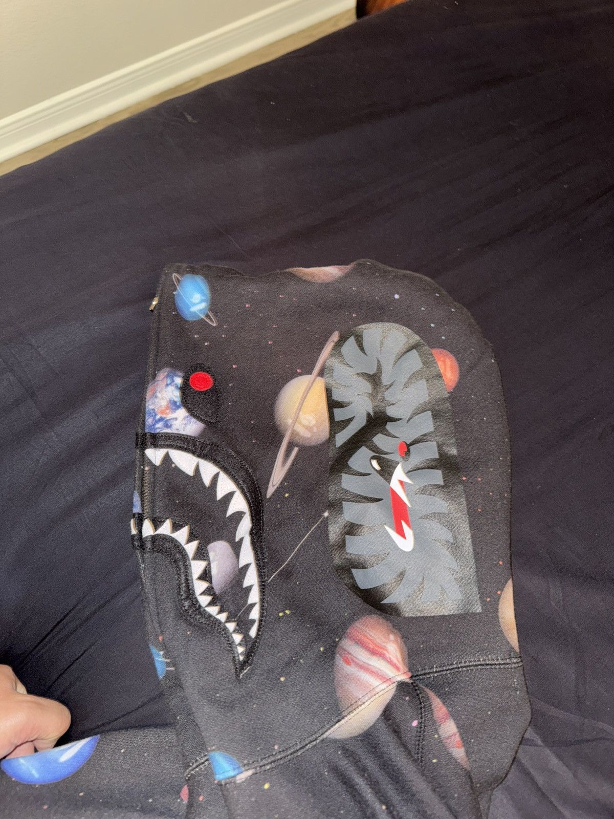 Bape Bape Planets Galaxy Shark Hoodie Size US XXL / EU 58 / 5 - 5 Thumbnail