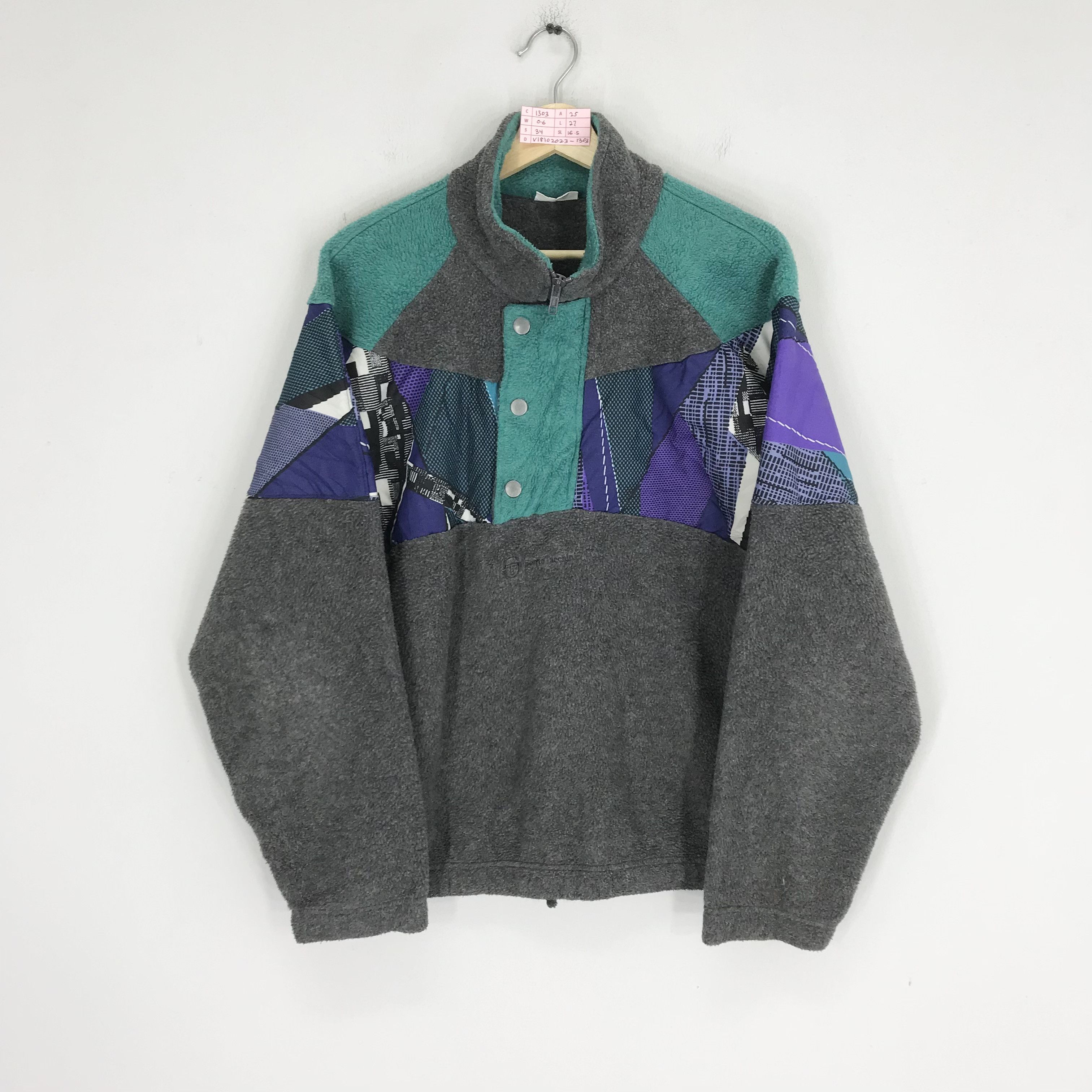 Vintage Sergio Tacchini Bulky Fleece Sweater Warmer Sports