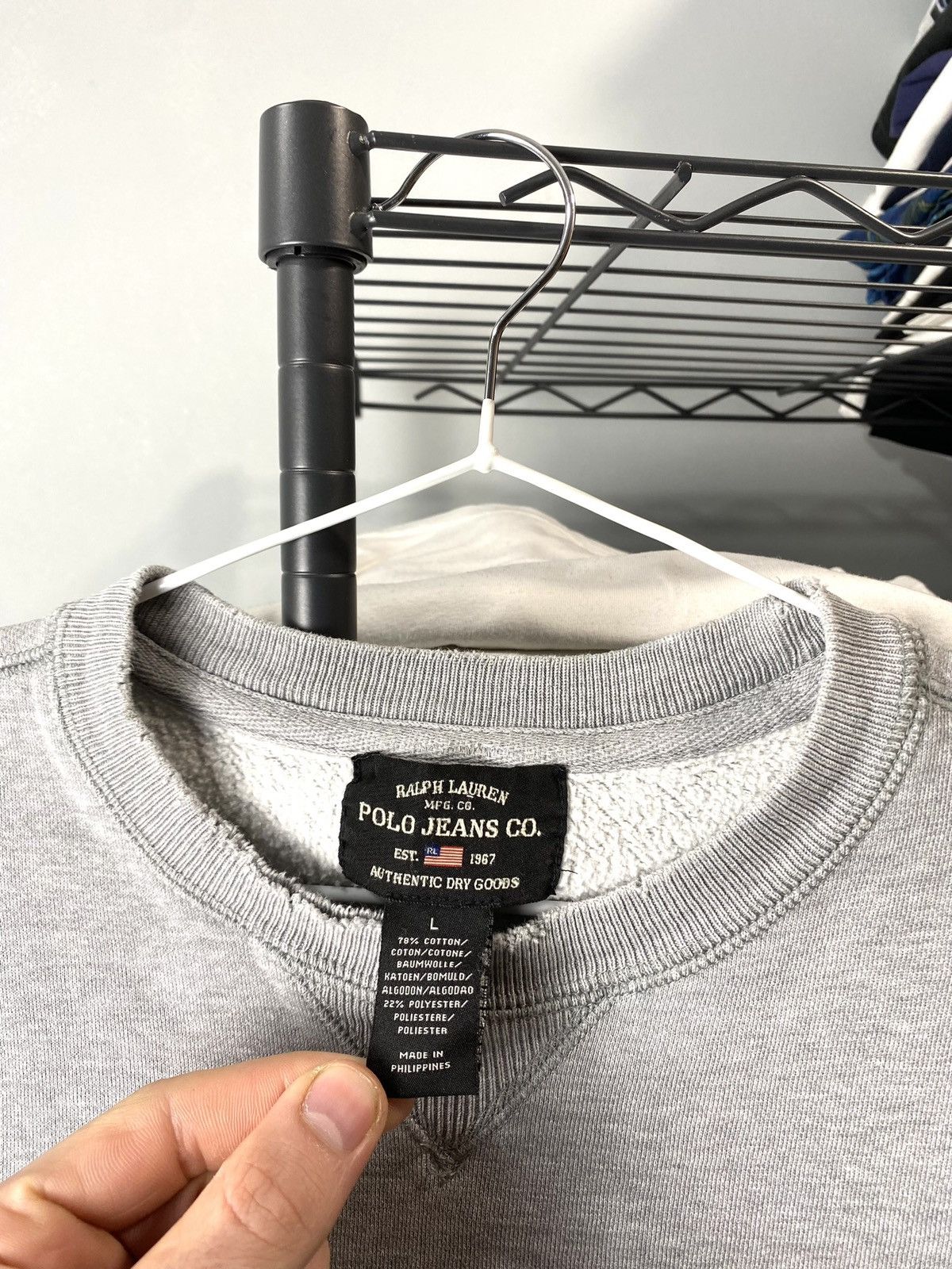 Other Fabric Distressed Vintage Polo Ralph Lauren Sweatshirt RRL Size US L / EU 52-54 / 3 - 5 Thumbnail