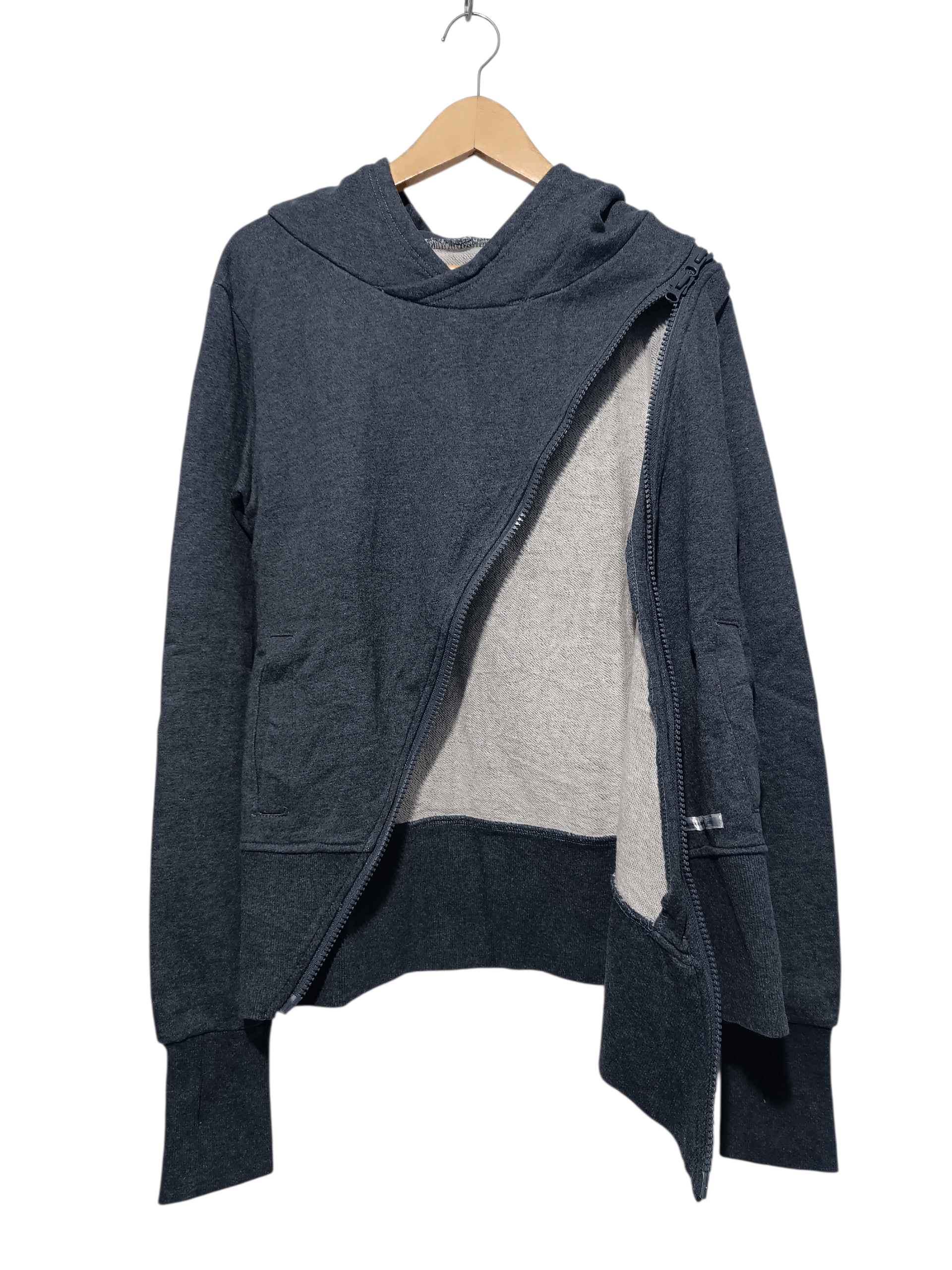 Japanese Brand Rovtski Asymmetrical Hoodie Sweater Size US M / EU 48-50 / 2 - 5 Thumbnail