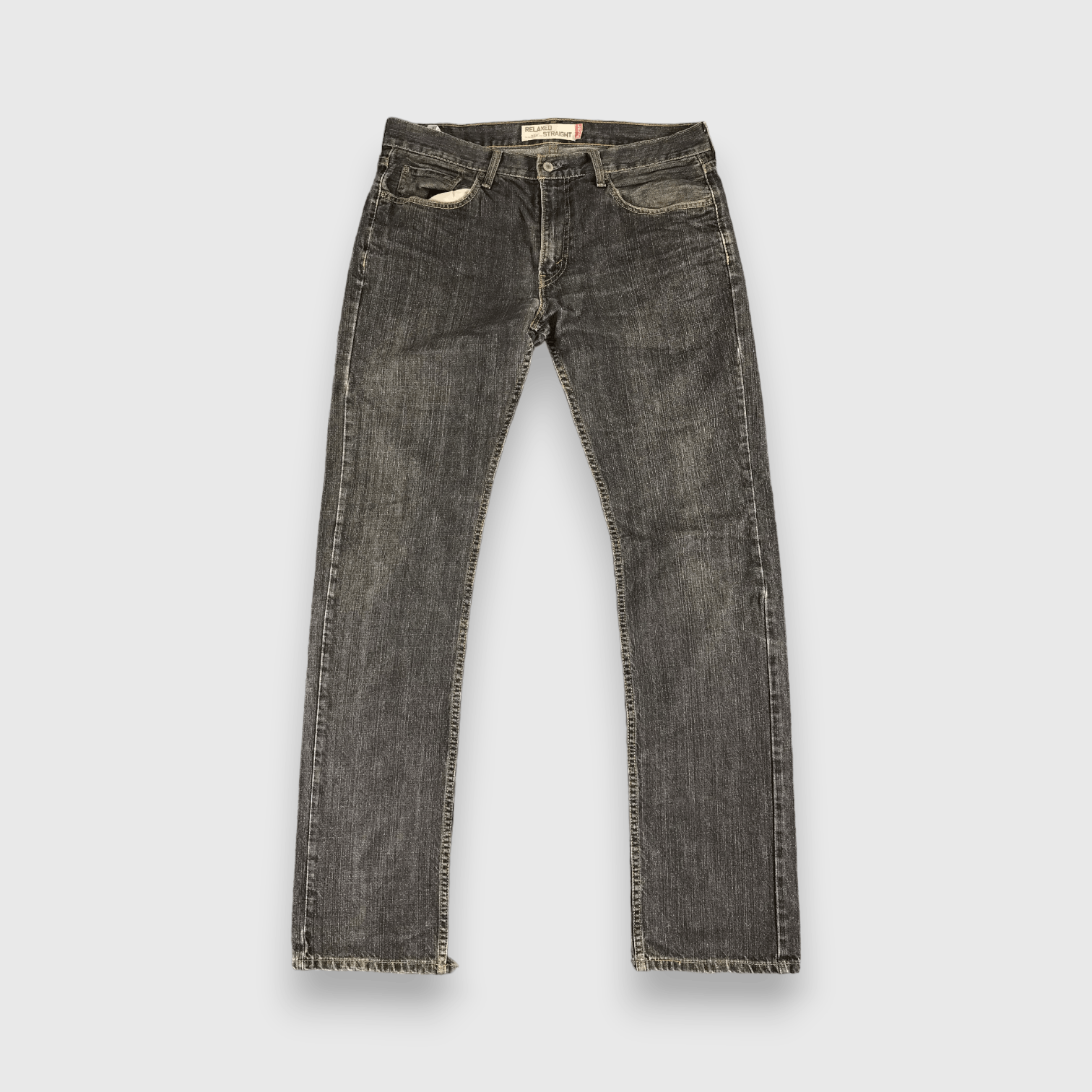 Levi's Vintage Levis 559 Jeans Faded Black Denim -J471 Size US 37 - 1 Thumbnail