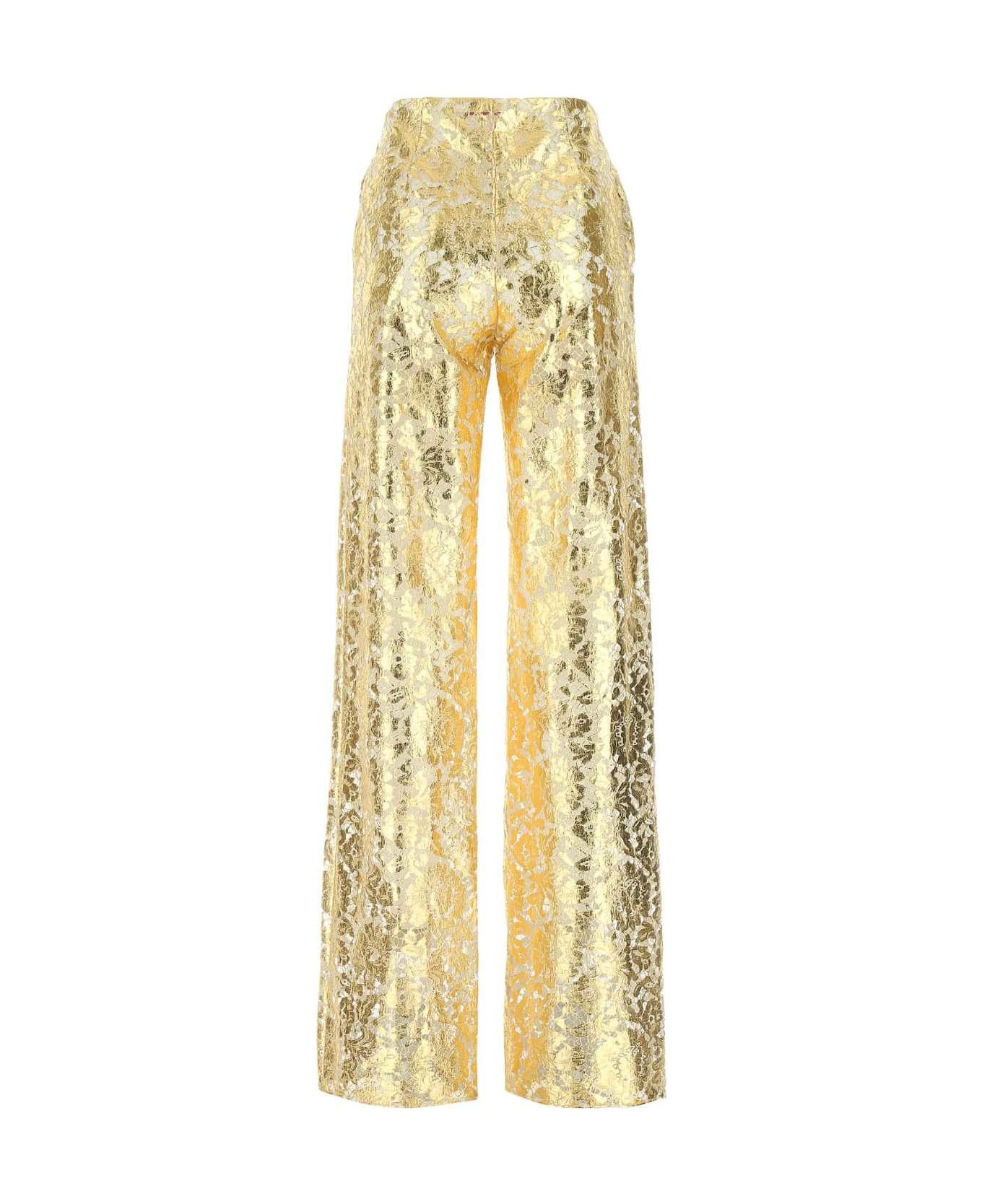 Valentino o1y0326 Sweatpant in Gold Size 25" / US 0 / IT 36 - 2 Thumbnail