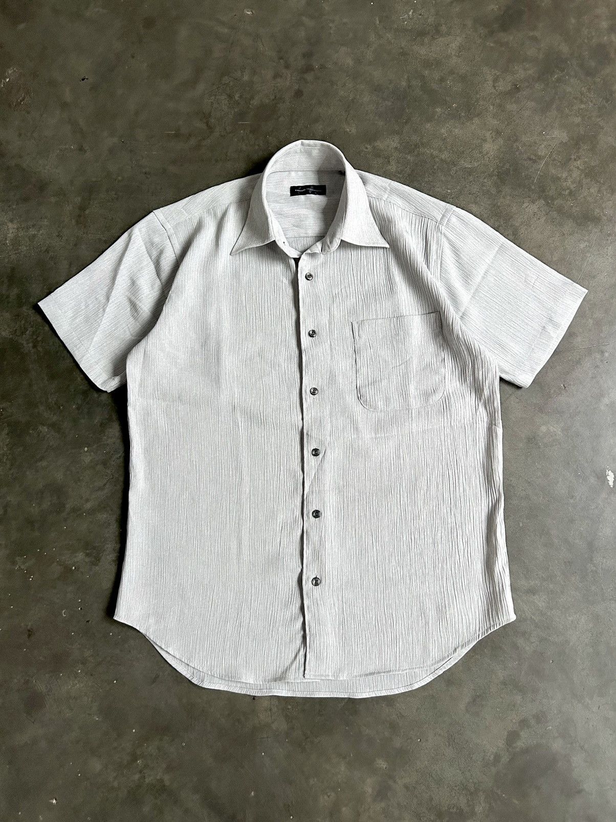 Vintage Kansai Yamamoto Micro Pleated Shirt