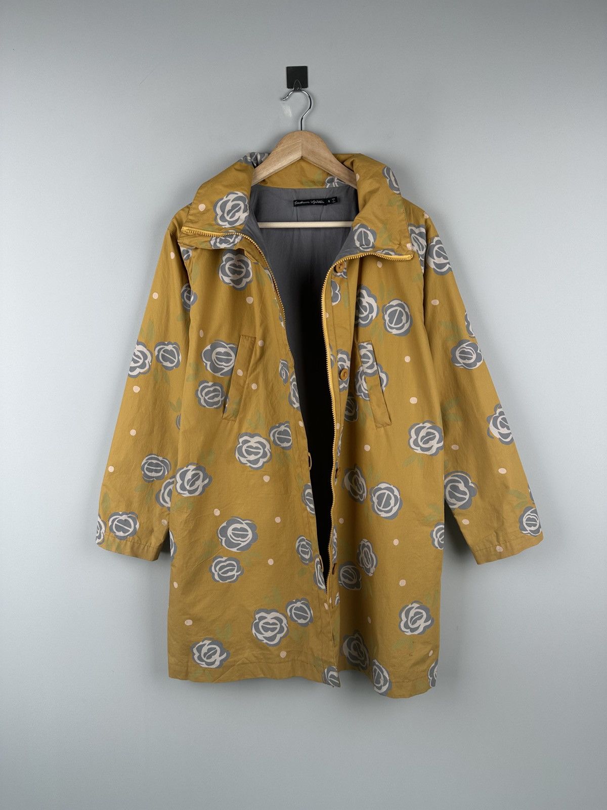 Gudrun Sjoden GUDRUN SJODEN Rain Coat Jacket Flowers Womens Size S / US 4 / IT 40 - 3 Thumbnail