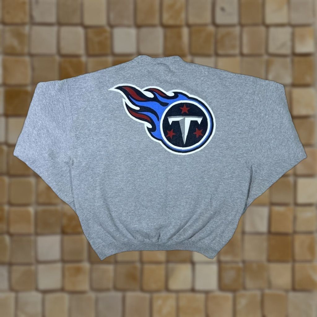 Puma VINTAGE Puma NFL Tennessee Titans Football Graphic Grey Sweatshirt XL Men Size US XL / EU 56 / 4 - 1 Thumbnail