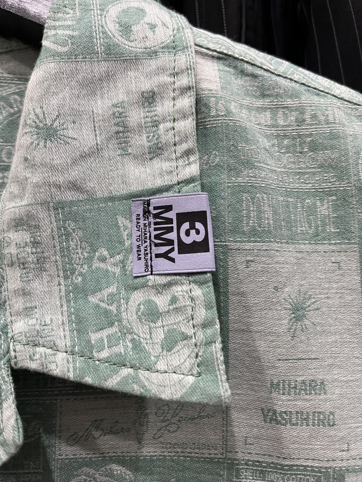 Maison MIHARA YASUHIRO Maison Mihara Yasuhiro MMY Jacquard Classic Pattern Shirt Size US XXL / EU 58 / 5 - 7 Thumbnail