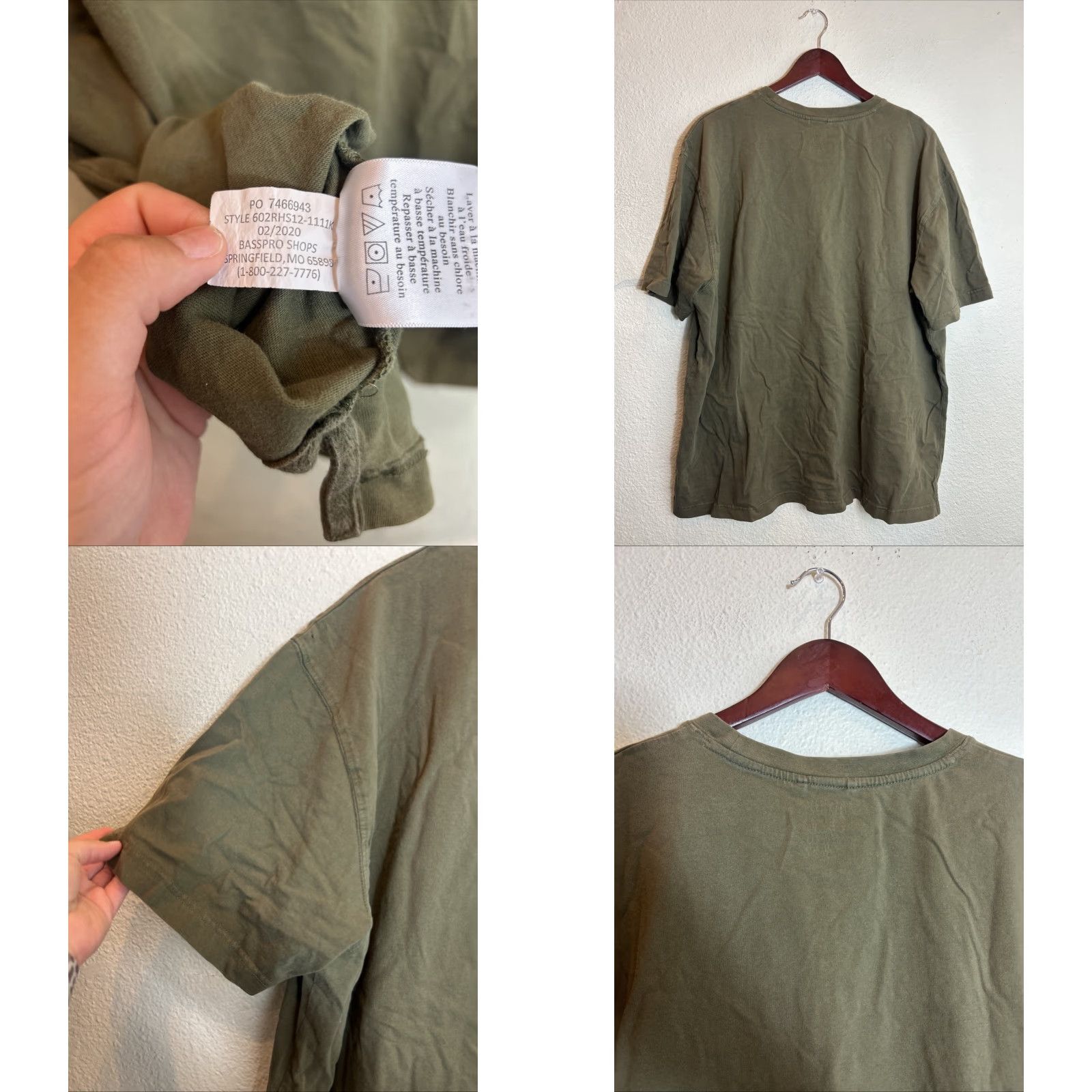 Vintage VINTAGE RedHead Shirt Mens XL Green Short Sleeve T Shirt Cotton Light Stains Size US XL / EU 56 / 4 - 9 Thumbnail