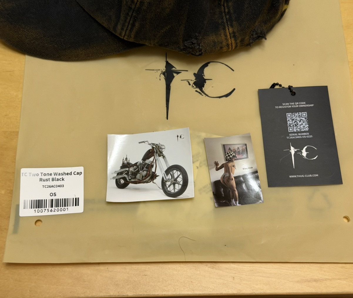Thug Club Thug Club TC 26ss two tone washed cap Size ONE SIZE - 4 Thumbnail