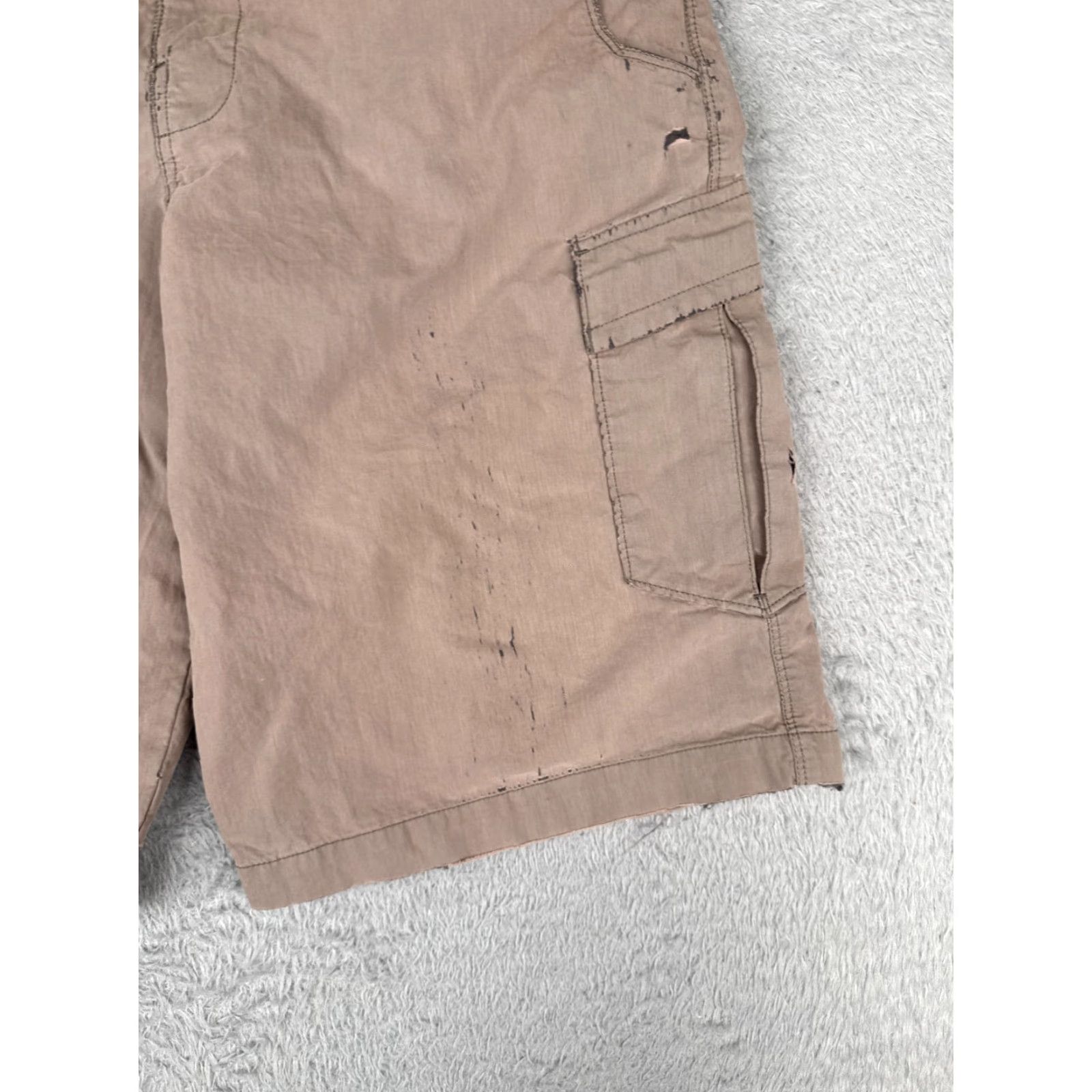 The North Face The North Face Brown Cargo Shorts 32 Regular Cotton Lightweight Quick Dry Mens Size US 32 / EU 48 - 2 Thumbnail