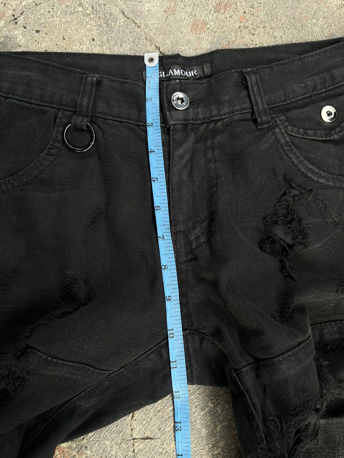 Hysteric Glamour GLAMOUR JAPANESE DISTRESSED DENIM BLACK BIKERS PANTS PUNK Size US 32 / EU 48 - 13 Thumbnail